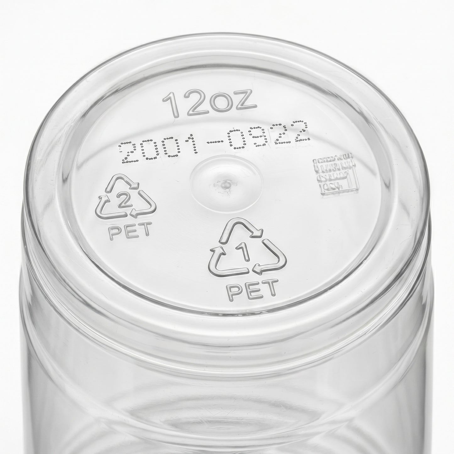 Uneeq 12oz PET Cups Clear - Disposable Cold Drink Tumblers | Pack of 100 or Case of 1000 | Bulk UK Cafe & Takeaway Wholesale