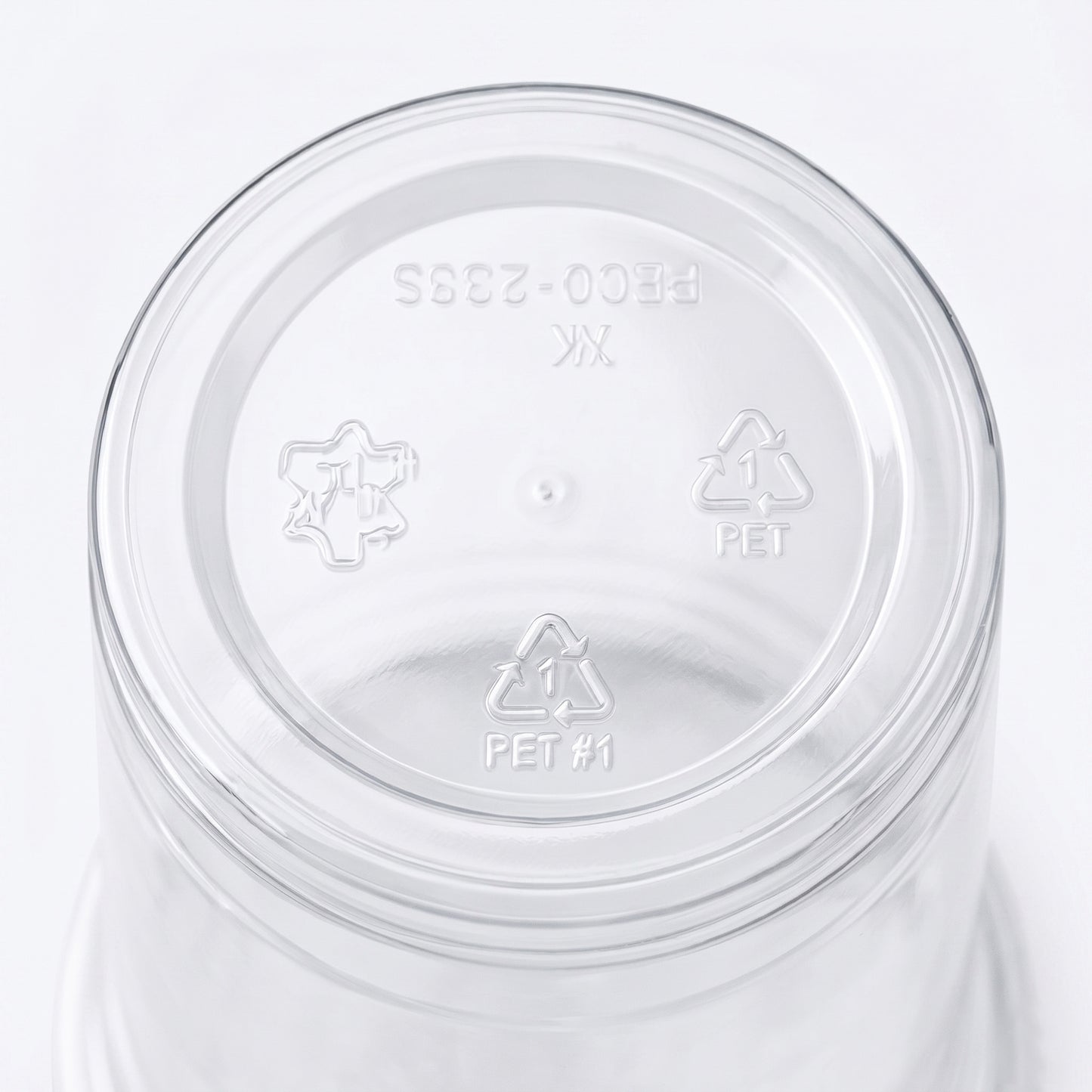 Uneeq 16oz PET Cups Clear - Large Disposable Cold Cups | Pack of 100 or Case of 1000 | Bulk UK Smoothie Bar & Cafe Wholesale