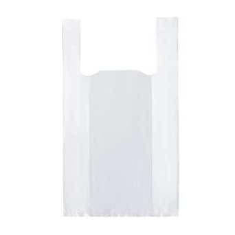 Jumbo White Hi-Tensile Vest Carrier Bags – 13x19x23