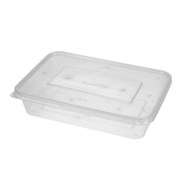Riya C500 Plastic Containers with Lids – 5-Pack (Retail ready, Barcoded)
