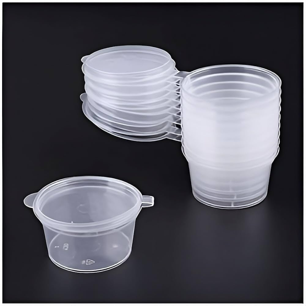 1OZ HINGED SAUCE CUPS