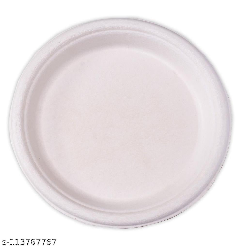 12” Bagasse Compostable Plate