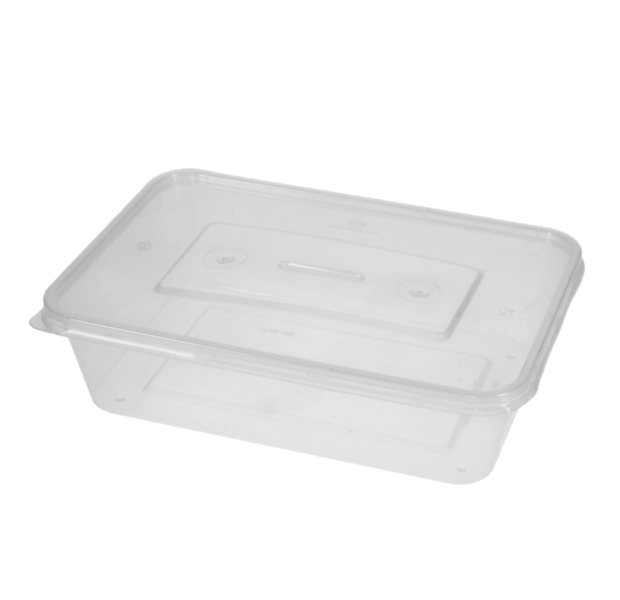 Riya 650 ml Plastic Food Containers with Lids – 5-Pack (Retail Ready, Barcoded)