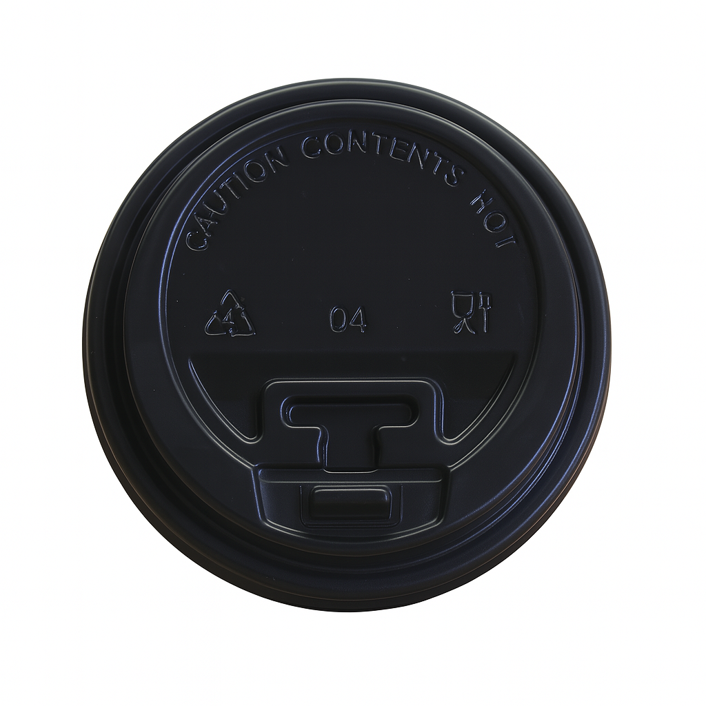 Riya 90mm Black Resealable Sip Lids – 10×100pcs (Closable, Retail & Commercial)