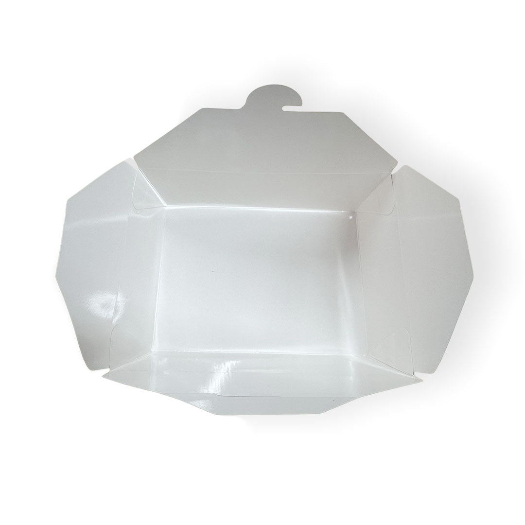 66oz Black Tearable Takeaway Food Box