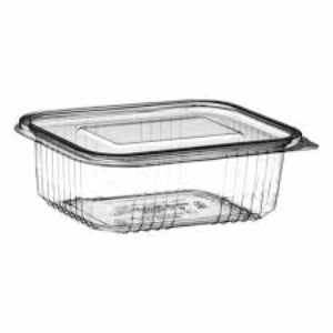 375cc Hinged Clear Plastic Containers
