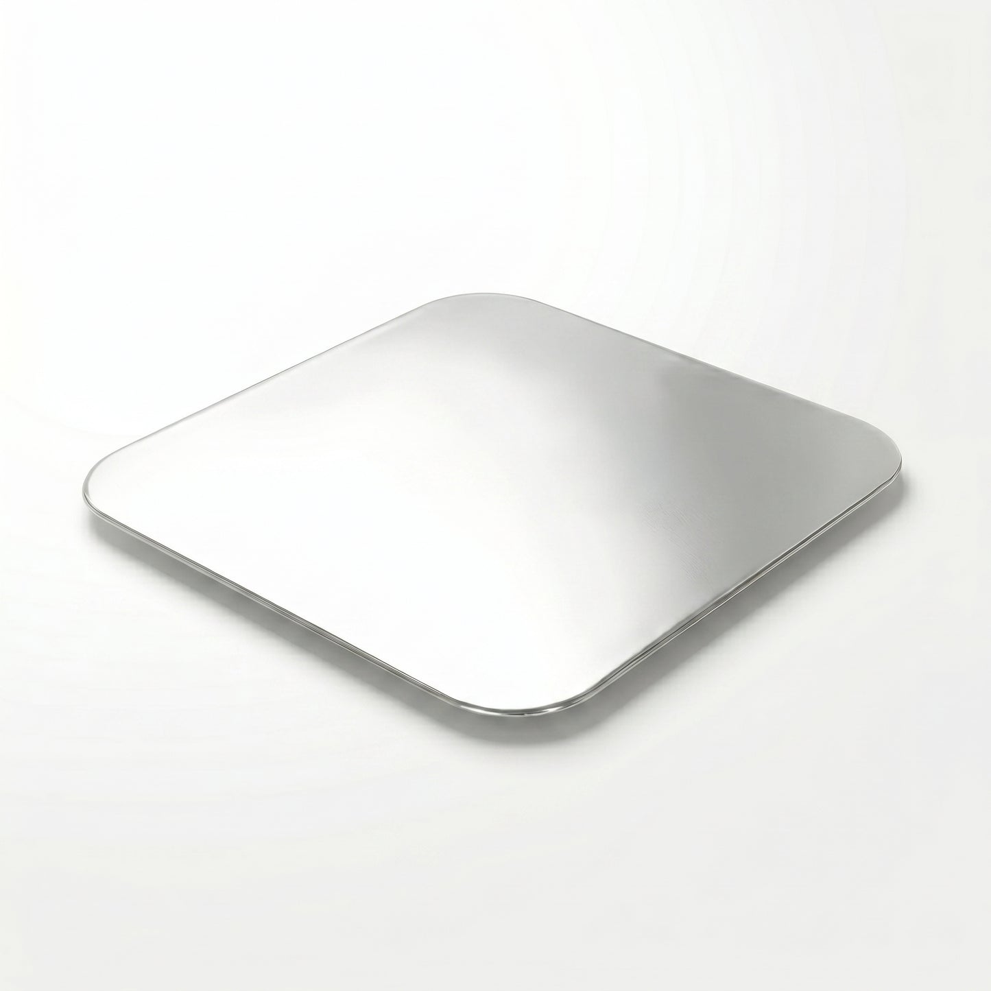 Uneeq Foil‑Backed Poly Coated 9x9 inch Paper Lids – Square Polyboard Lids for Foil Containers | Case of 180 | UK Catering & Takeaway