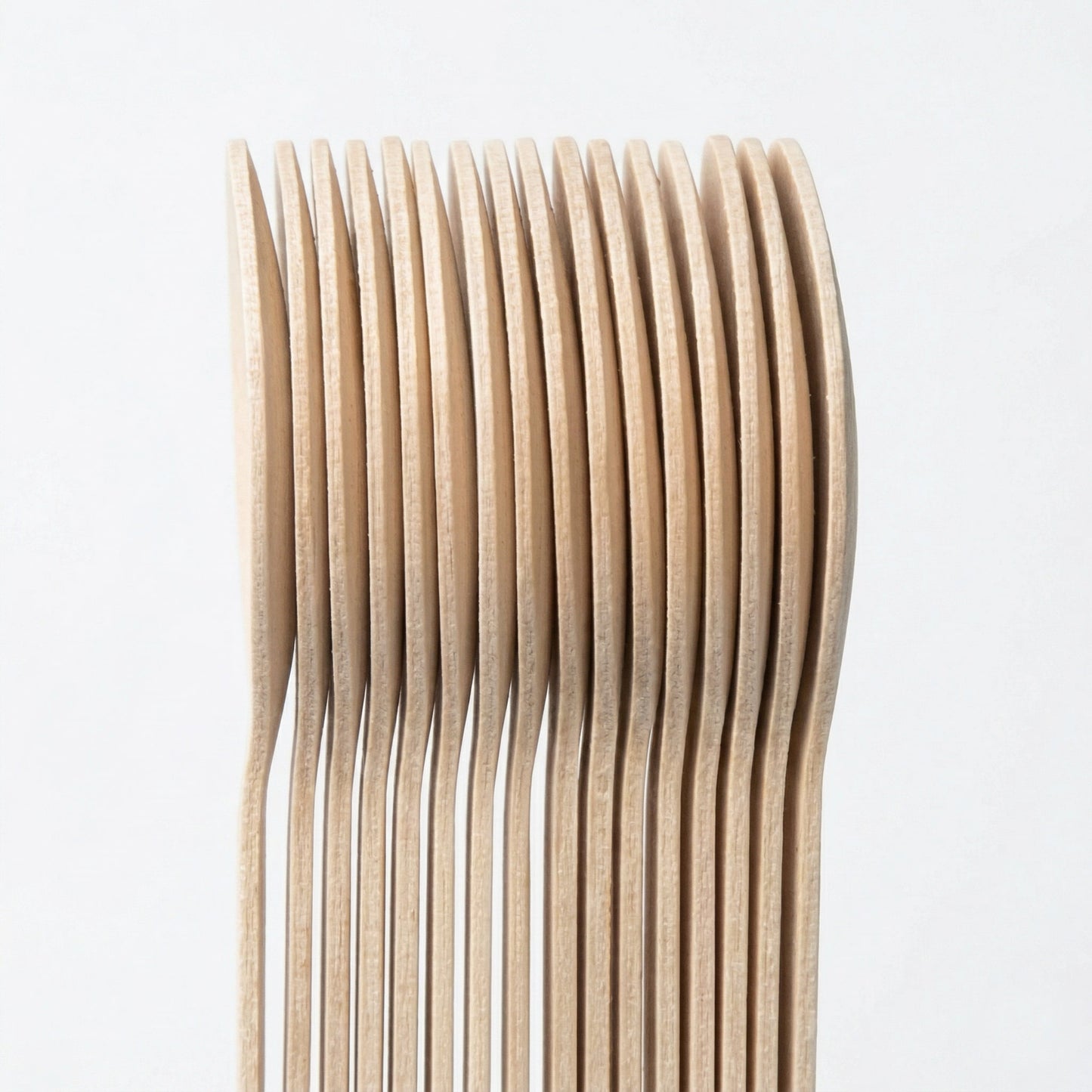 Riya Wooden Spoons 160mm - Compostable Disposable Cutlery | Pack of 100 or Case of 1000 | Eco Bulk Wholesale for Cafes & Takeaways UK