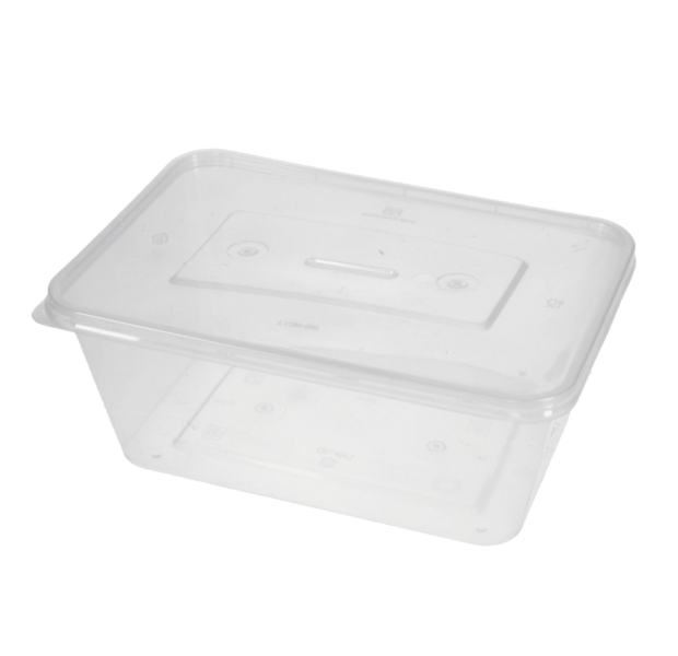 Riya 1000 ml Plastic Food Containers with Lids – 4-Pack (Retail Ready, Barcoded)