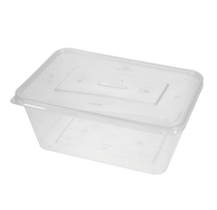 Riya 1000 ml Plastic Food Containers with Lids – 4-Pack (Retail Ready, Barcoded)