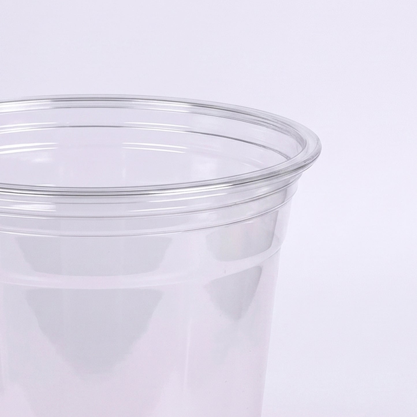 Uneeq 12oz PET Cups Clear - Disposable Cold Drink Tumblers | Pack of 100 or Case of 1000 | Bulk UK Cafe & Takeaway Wholesale