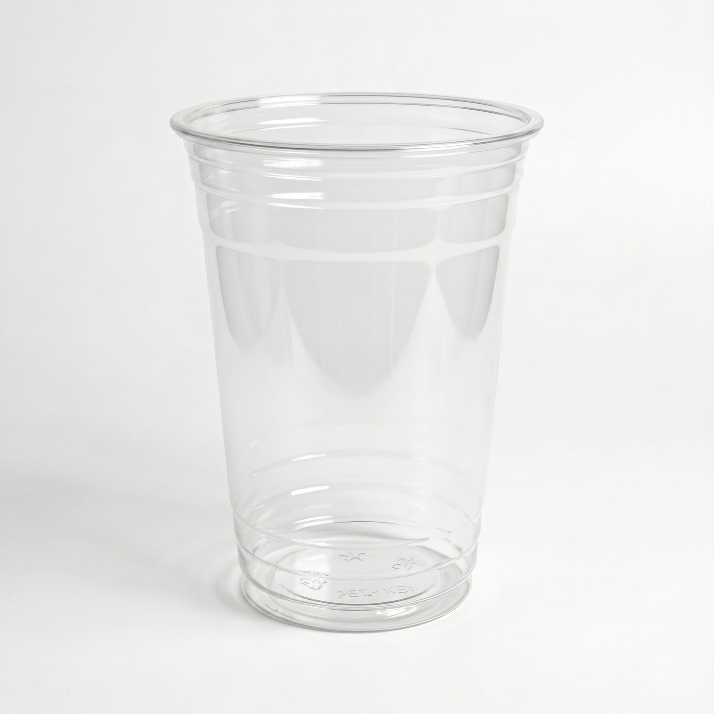 Uneeq 16oz PET Cups Clear - Large Disposable Cold Cups | Pack of 100 or Case of 1000 | Bulk UK Smoothie Bar & Cafe Wholesale