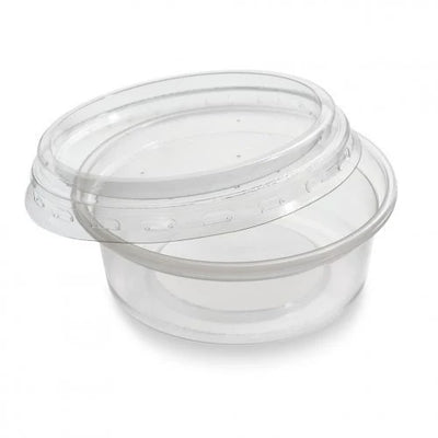 2oz Clear Portion Pots with Lids – Pack of 1,000
