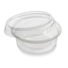 2oz Clear Portion Pots with Lids – Pack of 1,000