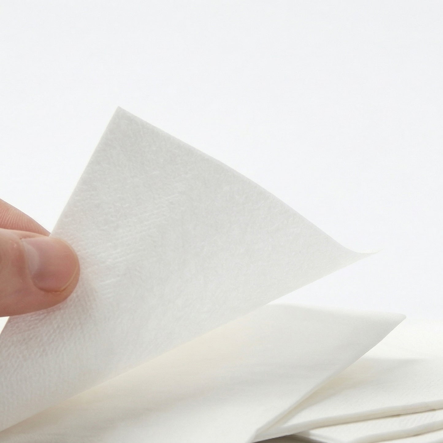 30x30cm White 1‑Ply Embossed Napkins - Disposable Lunch Napkins | Pack of 500 or Case of 4000 | Bulk UK Cafe & Catering Wholesale