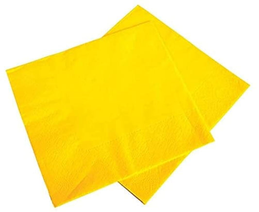 YELLOW NAPKIN 33X33 2ply