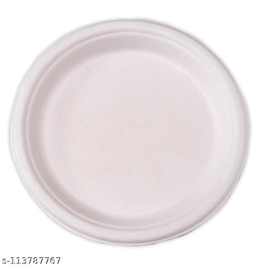 12” Bagasse Compostable Plate