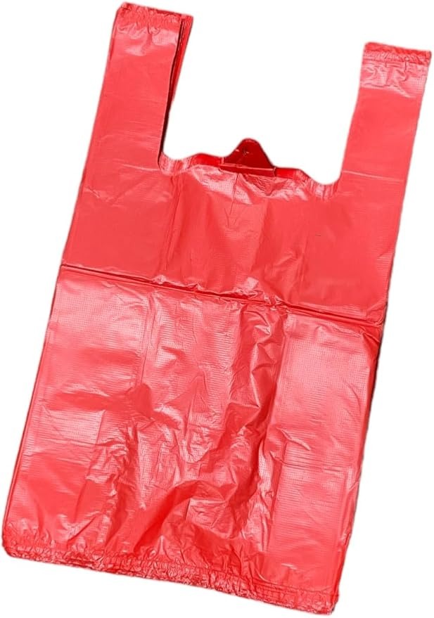 RED MEDIUM BAG 11X17X21