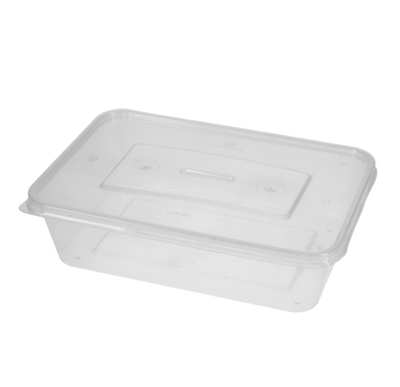 Riya 650 ml Plastic Food Containers with Lids – 5-Pack (Retail Ready, Barcoded)