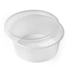 4OZ CLEAR PLASTIC CUPS AND LIDS