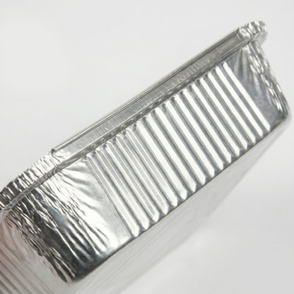 Riya 9x9x2" Foil Trays with Paper Lids - Takeaway Aluminium Containers | Pack of 5 Sets or Case of 12 Sets | Bulk UK Catering Wholesale