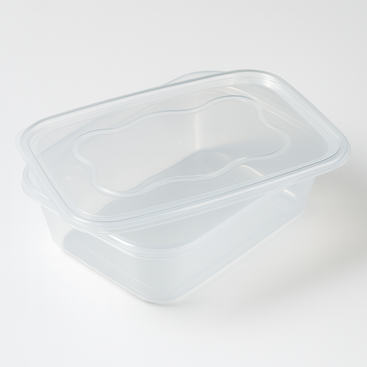 C650 PLASTIC CONTAINER WITH LIDS