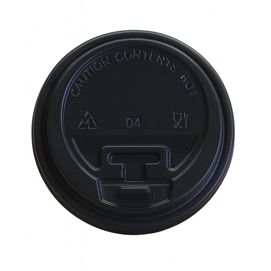 Riya 90mm Black Resealable Sip Lids – 10×100pcs (Closable, Retail & Commercial)