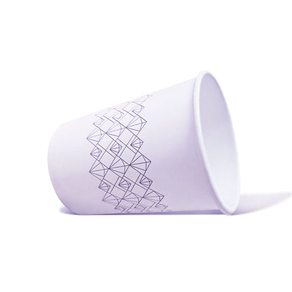 RIYA 9OZ PURPLE SINGLE WALL CUP