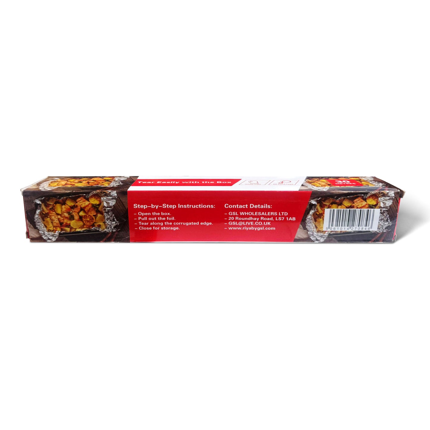 30M X 300MM KITCHEN FOIL 12X1