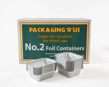 No.2 Foil Containers – Packaging R Us
