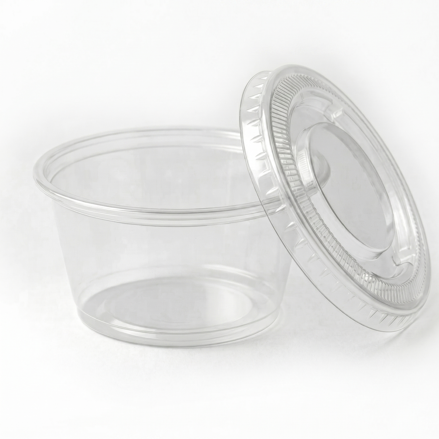 2oz Clear Portion Pots with Lids – Pack of 1,000