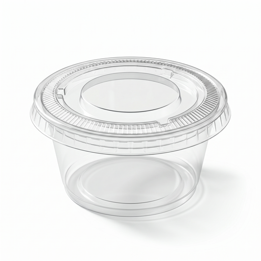1oz Sauce Cups with Lids