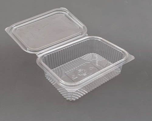 750cc HINGED CLEAR PLASTIC CONTAINERS