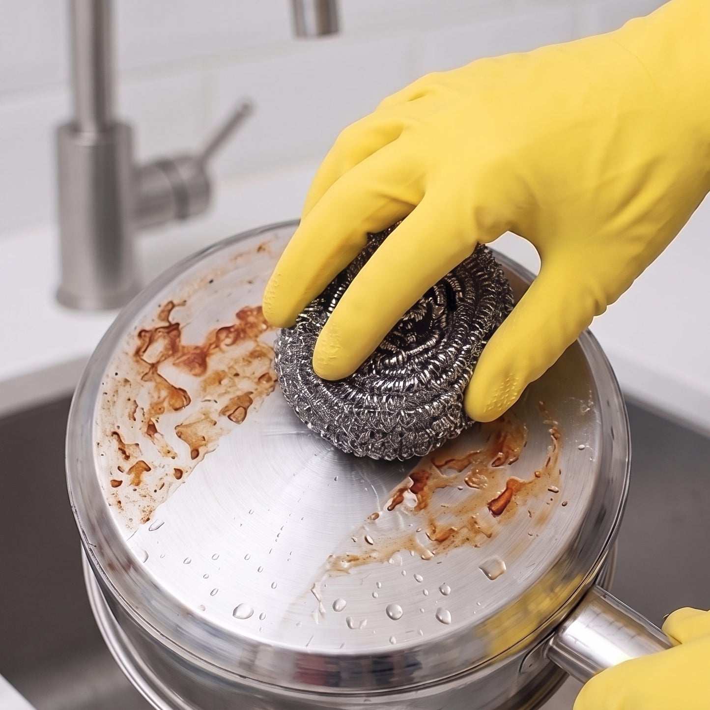 Tulip W90 Silver Scourers – 15 x 10 piece case of silver scourers – bulk trade supply – GSL Wholesaler