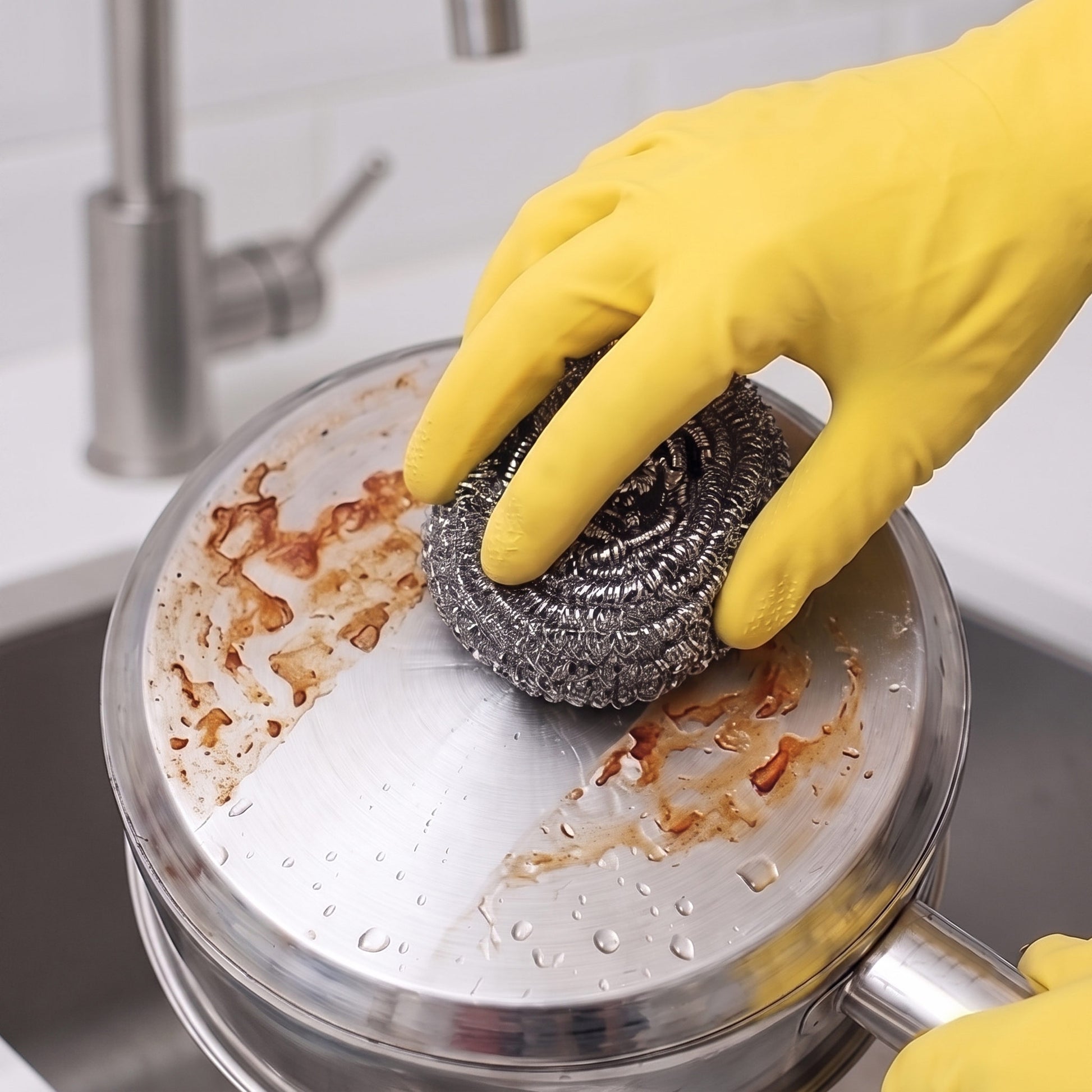 Tulip W90 Silver Scourers – 15 x 10 piece case of silver scourers – bulk trade supply – GSL Wholesaler