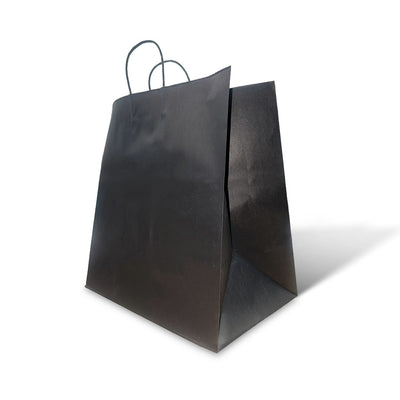 Jumbo Twist Handle Bag – Black