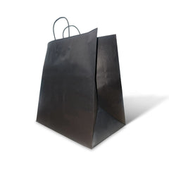 Jumbo Twist Handle Bag – Black