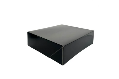 Black Foil Recyclable No3 Takeaway Boxes