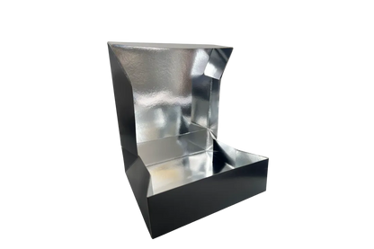 Black Foil Recyclable No3 Takeaway Boxes