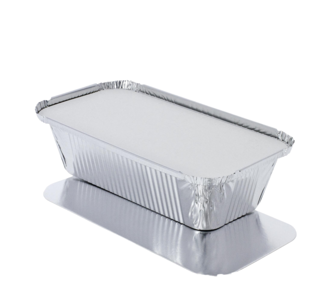 Riya No.6A Large Foil Trays with Lids – 6pcs (Oven-Safe, Retail Ready, Barcoded)