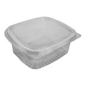 2000cc Hinged Clear Plastic Containers