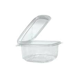 250cc Hinged Clear Plastic Containers