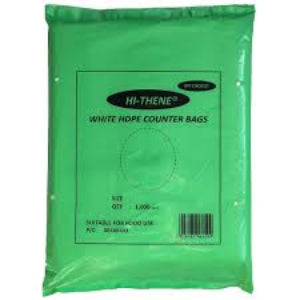 HDPE Butchers Food Counter Bags 250x300mm/10x12" White (Pack of 1000)