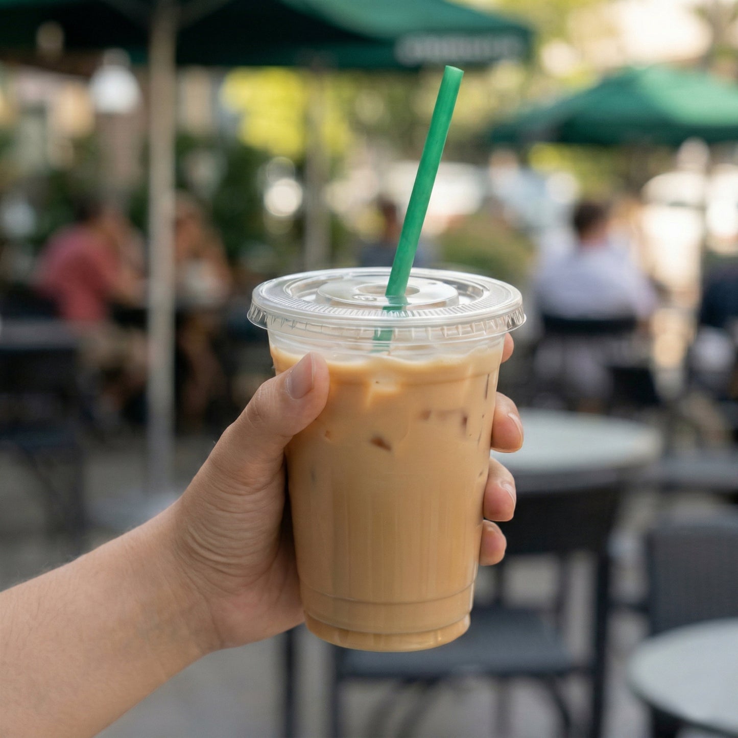 Universal Flat Lids for PET Cups 98mm - Clear Disposable Cup Lids | Pack of 100 or Case of 1000 | Bulk UK Cafe Takeaway & Smoothie Wholesale