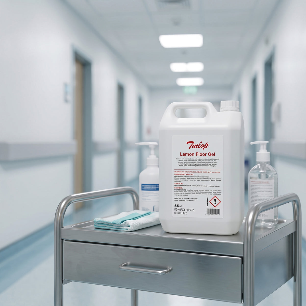 Tulip Lemon Floor Gel – low foam hard surface cleaning in commercial education and office environments – GSL Wholesaler