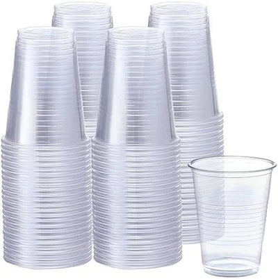 Riya 7oz Clear Plastic Cups – 30×100pcs (180cc, 3,000pcs, Retail Ready & Barcoded)