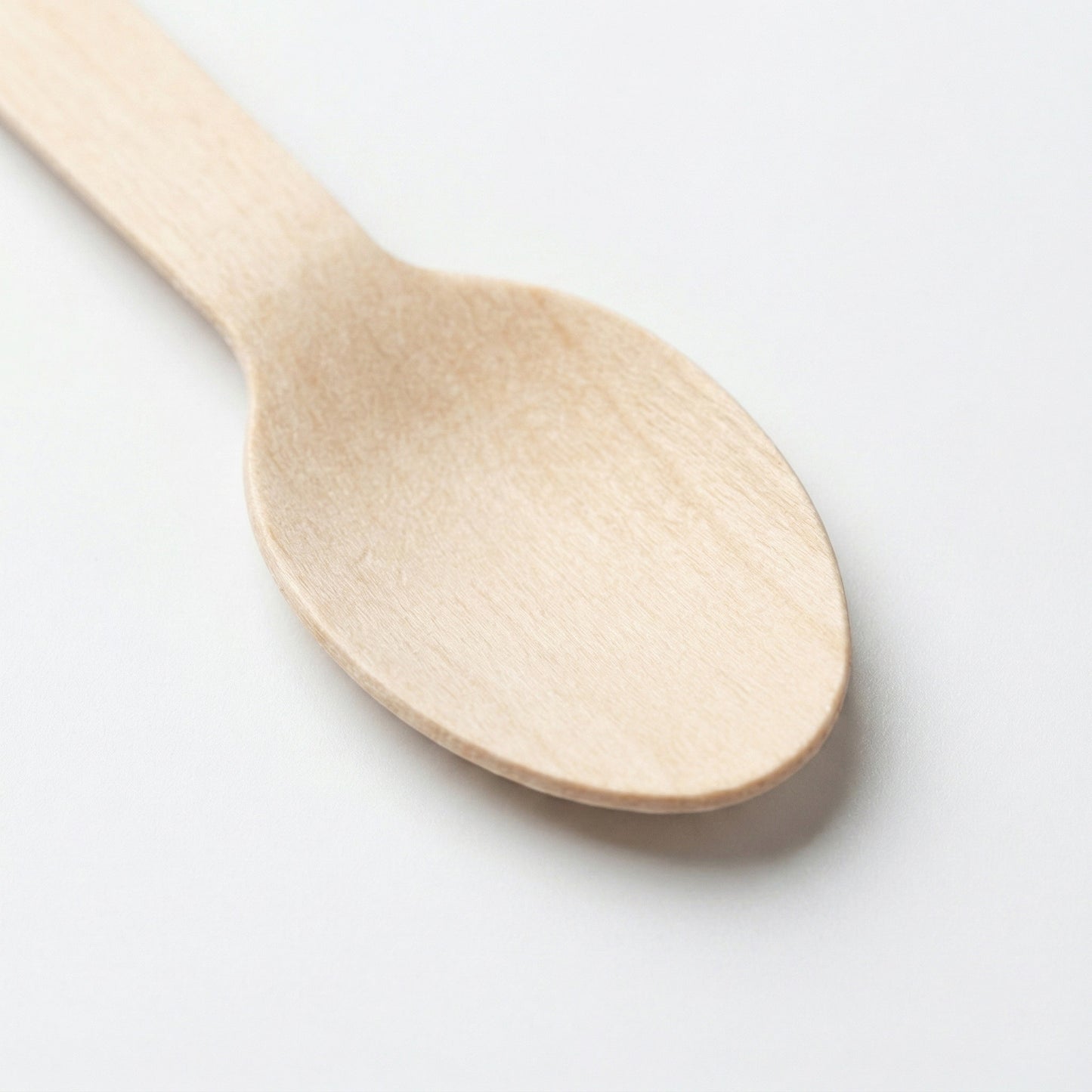 Riya Wooden Spoons 160mm - Compostable Disposable Cutlery | Pack of 100 or Case of 1000 | Eco Bulk Wholesale for Cafes & Takeaways UK